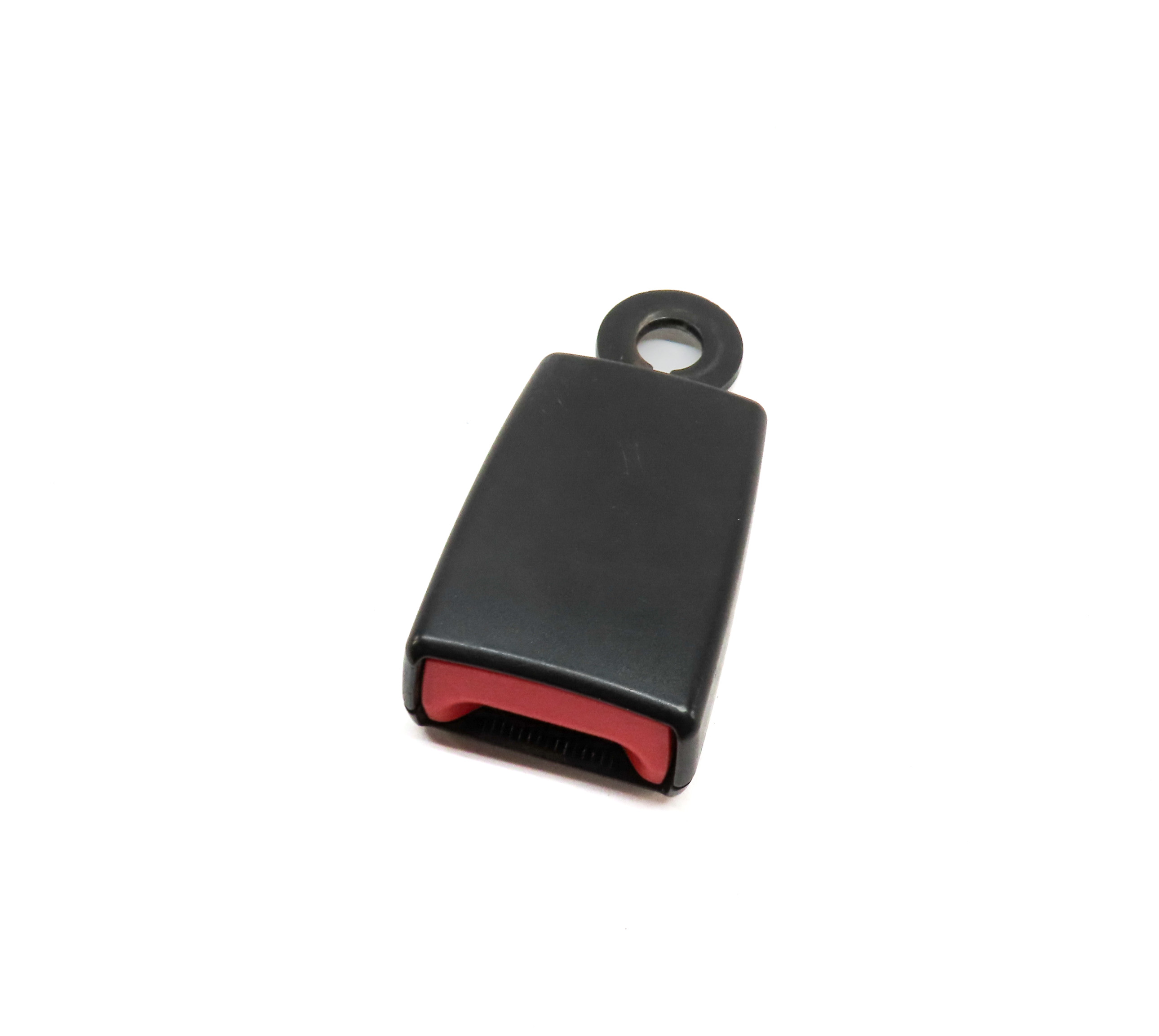 2011 LAND ROVER LR4 REAR 2ND ROW LEFT OR RIGHT SEATBELT BUCKLE RECEIVER (BLACK) — exact item pictured